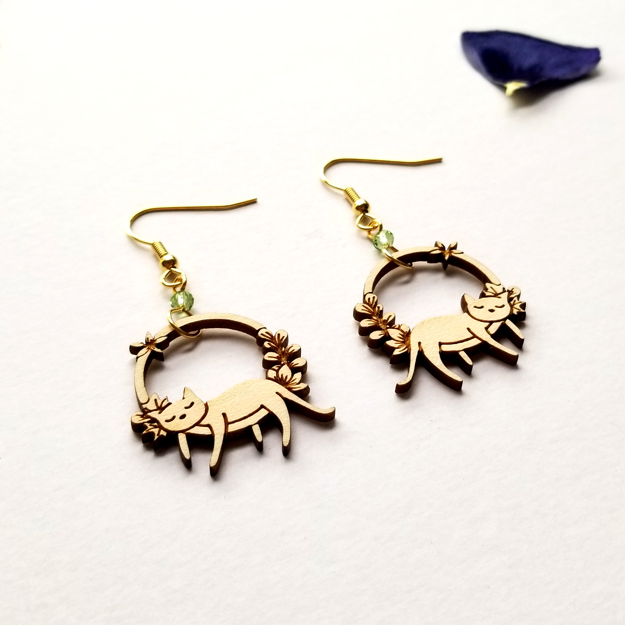 Boucles d'oreilles Minou - La Louve