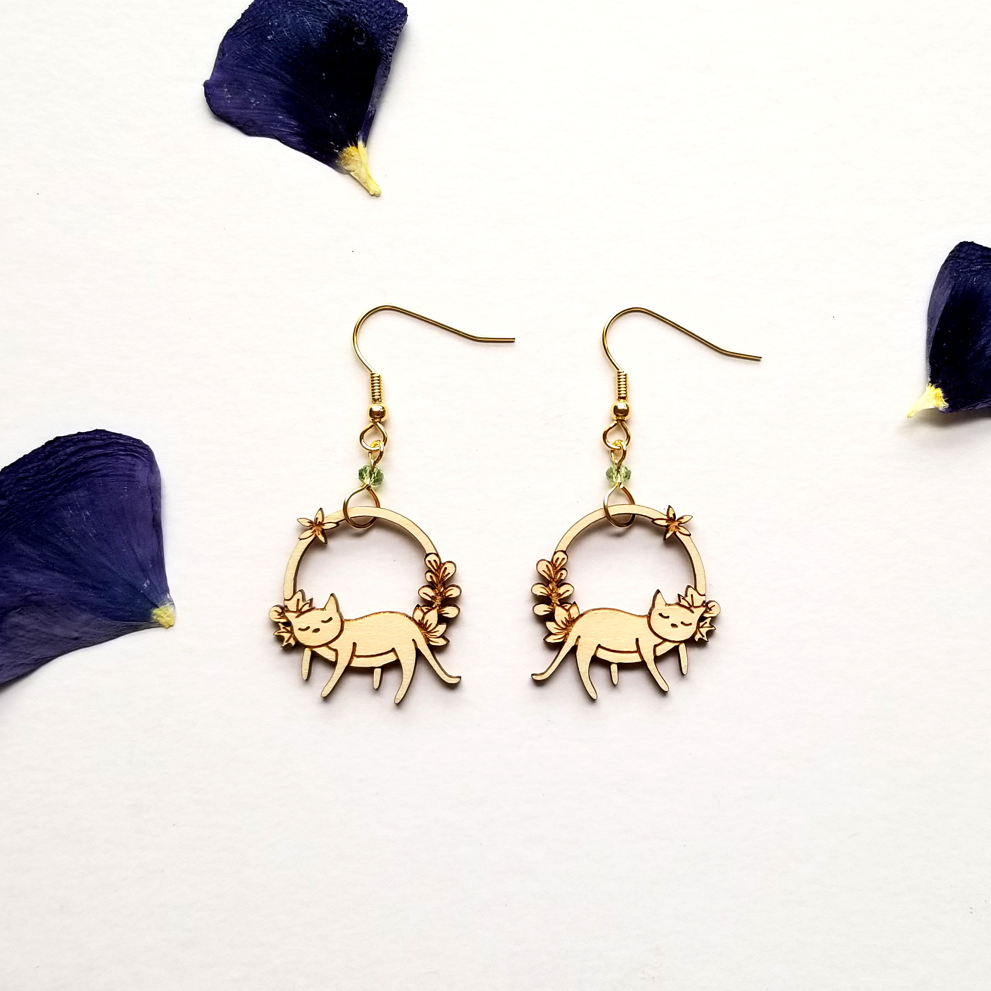 Boucles d'oreilles Minou - La Louve